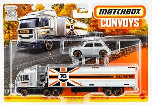 2024 Matchbox Convoys #4 MBX Cabover | MBX Box Trailer | 1964 Austin Mini | FSC