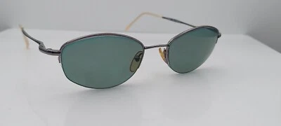 Gafas de sol vintage Cottet M.571 rosa gris ovaladas media borde de metal Francia SOLO MARCOS Foto 1 de 4