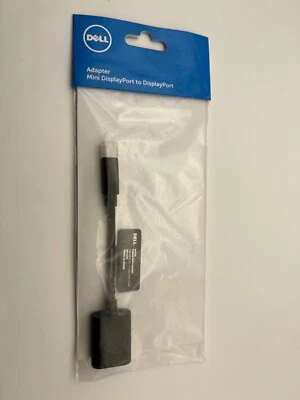 Dell Male Mini DisplayPort to Female DisplayPort Adapter 857GN DAYANBC084, New - Image 1 of 2