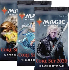 MTG Magic The Gathering Core Set 2020 Magic The Gathering Set of 3 Booster Packs - Picture 1 of 2