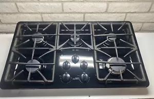 GE Profile Series 30" Built-In Gas Cooktop 5-Burners Black Model PGP966DET1BB - Picture 1 of 12