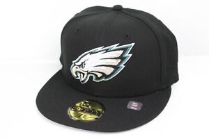 Philadelphia Eagles Men's Hat 59fifty Size 7 1/8 Black Team Headgear 20856066