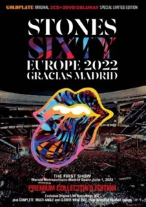 THE ROLLING STONES GRACIAS MADRID SIXTY EUROPE TOUR 2022 PRIMER SHOW CD+DVD/BD-R - Imagen 1 de 9