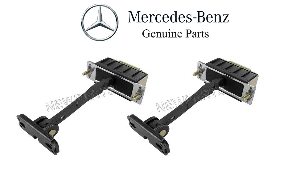 For Mercedes W203 C-Class Pair Set of Front Door Stop Checks Genuine 2037200116 - Image 1 of 1