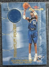 2001/02 Richard Hamilton (Wizards) Fleer Maximum Maximum Power Relic Card