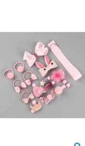 18 PIEZAS Arcos para niñas con clips Lazos para cabello para niñas cosidos a mano - Imagen 1 de 2