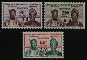 Kamerun ( britisch ) 1961 - Mi-Nr. 25-27 ** - MNH - Wiedervereinigung - Bild 1 von 2