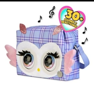 Print Perfect Pet Hoot Couture Owl, Interactive Pet Toy & Crossbody Kids Purse - Picture 1 of 4