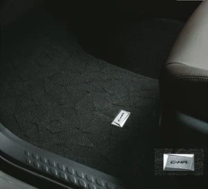 (NEW) JDM TOYOTA C-HR NGX50 ZYX10 Floor mats black OEM - Picture 1 of 1