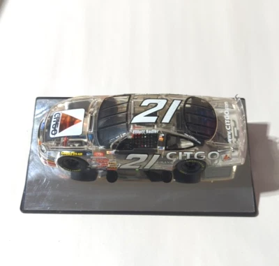 Ford Taurus Elliot NASCAR 1999 Hot Wheels #21 Citgo carrocería transparente con soporte Foto 1 de 4