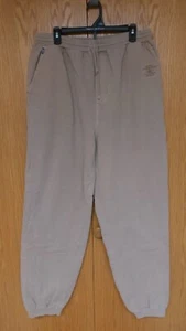 Crazy Shirts Hawaii Kona Coffee Dyed Tan Heavy Canvas Sweatpants Mens XXL VGC  - Picture 1 of 14