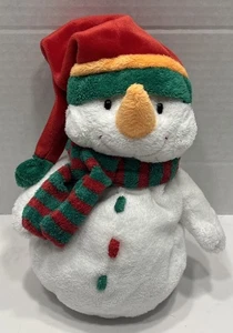 TY Pluffies Melton the Holiday Snowman 8" Plush Stuffed Animal Toy 2003 - Picture 1 of 11
