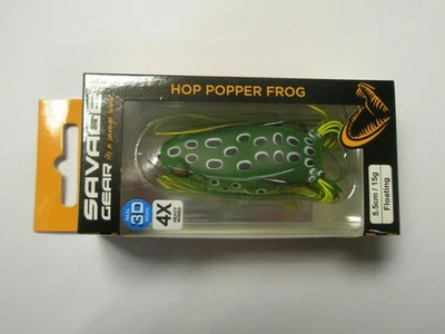Savage Gear Hop Popper Frog Surface Lure 5.5cm 15g ALL COLOURS Fishing tackle - Image 1 of 3