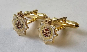 Militär Manschettenknöpfe Royal Army Service Corps - Bild 1 von 5