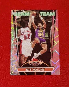 1992-93 Topps Stadium Club #10 Beam TeamJeff Malone Jazz NBA Card NM-MT+ - Picture 1 of 2