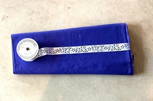 doppelseitiges Satinband ausgeschnittenes Design 14 Yard Bolzen weiß - Bild 1 von 1