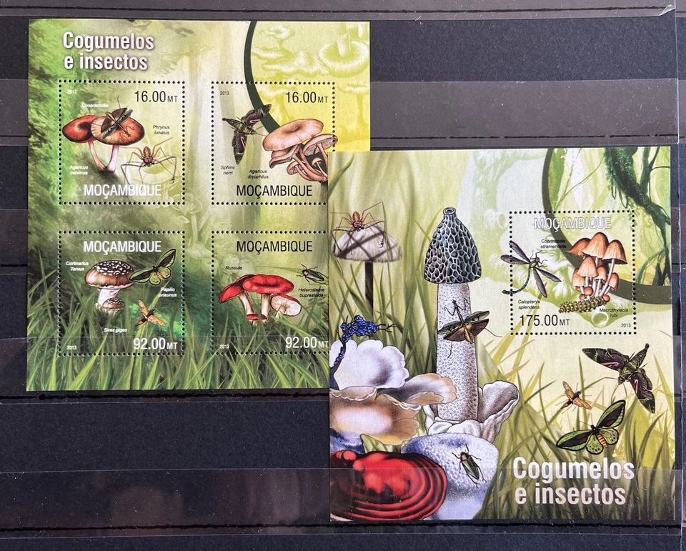 Cogumelos / Fungos - Timbres - Selos - Moçambique MNH** AT - Imagem 1 de 1
