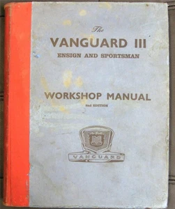 STANDARD VANGUARD III Ensign Sportsman Car Owners Workshop Manual 1960 2nd Ed - Picture 1 of 8