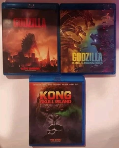 Godzilla Godzilla King Of The Monsters Kong Skull Island BLURAYS Action Horror - Picture 1 of 5