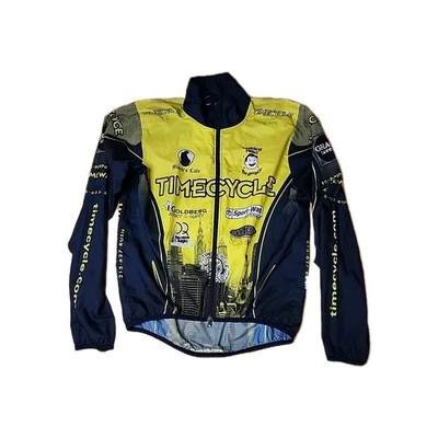Chaqueta de ciclismo Louis Garneau talla mediana amarilla negra Foto 1 de 4