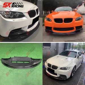 Alerón labial de parachoques delantero forjado/fibra de carbono/sin pintar para BMW M3 2008-2013 - Imagen 1 de 22