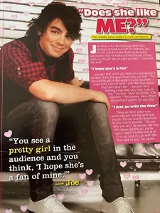 Joe Jonas, The Jonas Brothers, pinup vintage a pagina intera - Foto 1 di 1