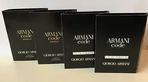 4 X ARMANI CODE SET 0F MENS AFTERSHAVE PERFUME MINI TRAVEL SPRAY NEW - Picture 1 of 1