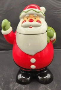 Vintage Santa Claus Cookie Jar Christmas Decor - Picture 1 of 7
