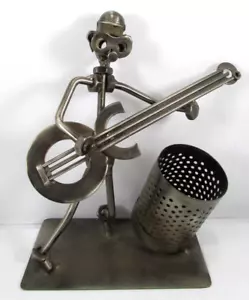 Portapenna saldata per chitarra metal craft musicista musica lavatrice artigianale - Foto 1 di 5