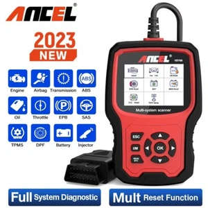 Ancel VD700 OBD2 Scanner Car Diagnostic Full System Airbag ABS Oil EPB TPMS Tool - Picture 1 of 9