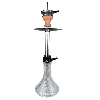 Caesar Shisha 10 Stainless Steel Transparent A / Shisha / Caesar/ Wasserpfeife - Bild 1 von 4