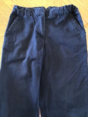 Girls Blue School Uniform Pants Size 10 - Image 1 of 4