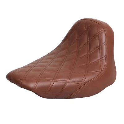 Asiento individual marrón Renegade para Harley Heritage Softail Classic FLSTC Deluxe FLSTN Foto 1 de 4