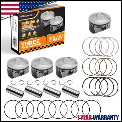 Pistón de motor de 2,4 L con anillos para Kia Sorento Optima Hyundai Sonata 2011-19 Foto 1 de 4