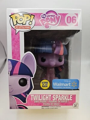 Funko POP TWILIGHT SPARKLE 06 No Como Nuevo Brilla en la Oscuridad MI PEQUEÑO PONY Walmart Ex Foto 1 de 4