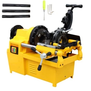 Electric Pipe Threading Machine 1/2" - 2" NPT/ BSP Threading Dies Cutter 220V - Picture 1 of 24
