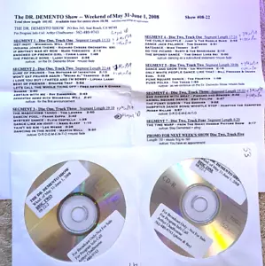 5/31/08 DR DEMENTO: MOTHERS OF INVENTION, WEIRD AL, FRANK ZAPPA, ELVIS COSTELLO - Picture 1 of 1