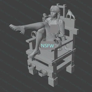 1/24 Scale Exclusive Wednesday Nsfw Uncolored Unassembled Sesin Model Kit Toy - Picture 1 of 6