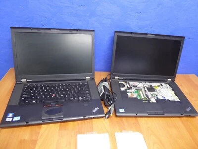 2 x лот LENOVO THINKPAD T530 ноутбуки i5-3320M 2,6 ГГц 4GB 0 HDD + 1 источник питания - Изображение 1 из 4