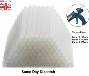 11mm X 270mm Glue Sticks Hot Melt Electric Heat Gun Adhesive Refill Craft DIY - Picture 1 of 9