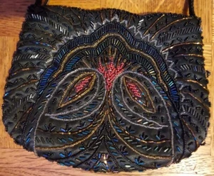 Carla Marchi MultiColored Beaded Evening Strap Bag  - Picture 1 of 6