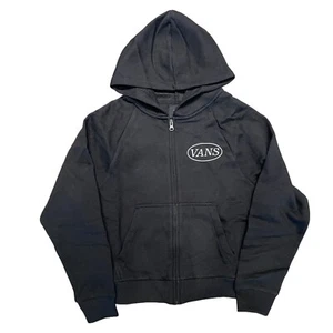 Brand New Kids Vans Damask Zip Hoodie Black Size M (10-12) - Picture 1 of 2