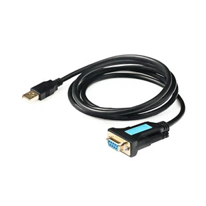 Adaptateur USB vers RS232 avec puce PL2303 USB2.0 mâle vers RS232 femelle câble A - Photo 1/10