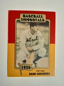 1980 TOPPS BASEBALL IMMORTALS HANK GREENBERG #81 1St PRINTING NEW MINT - Picture 1 of 2