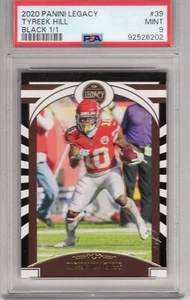 2020 Panini Legacy Black #39 Tyreek Hill 1/1 - PSA 9 - Picture 1 of 2