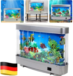 Aquarium-Lampe, tropische Fische, Nachtlicht, Dekoration, künstliche tropische` - Bild 1 von 17