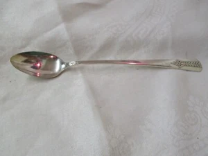 Vintage 1939 Oneida Vernon Silver plated Ice Tea Spoon Romford - Picture 1 of 3