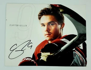 Clayton Keller Autograph- Autographed Photo 11 x 9 Ready to Frame Looks Great!🏒 - Picture 1 of 7