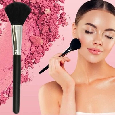 PEBBLE ELEVEN BLUSHER BRUSH Soft Synthetic Fluffy Make Up Blush Bronzer Face Powder Blending