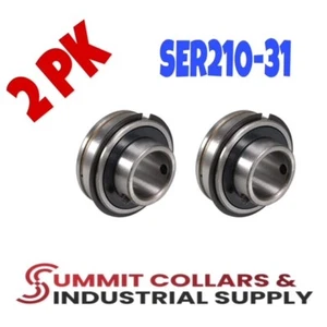 1-15/16" Insert Ball Bearing With Snap Ring SER210-31, ER-31, VER-231 (2PK) - Picture 1 of 1